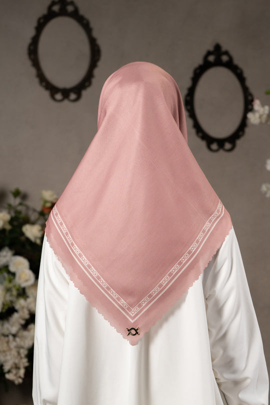 Monogram Daily Scarf Dusty Apricot