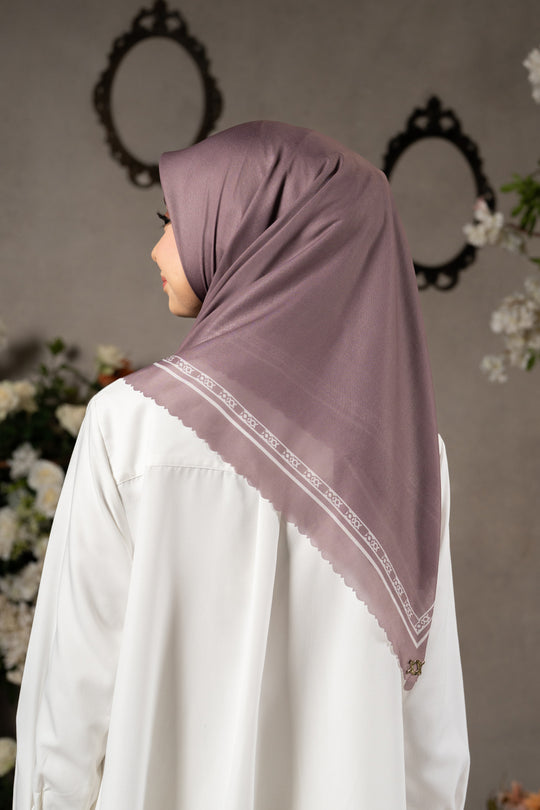 Monogram Daily Scarf Old Rose