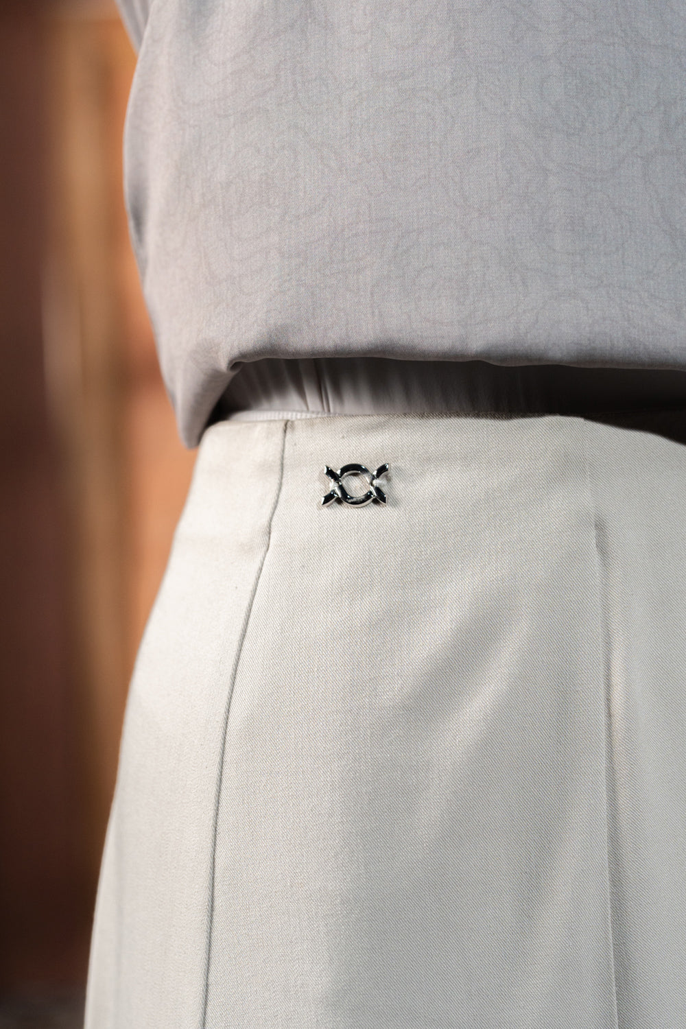 Nyra Skirt Glacier Gray