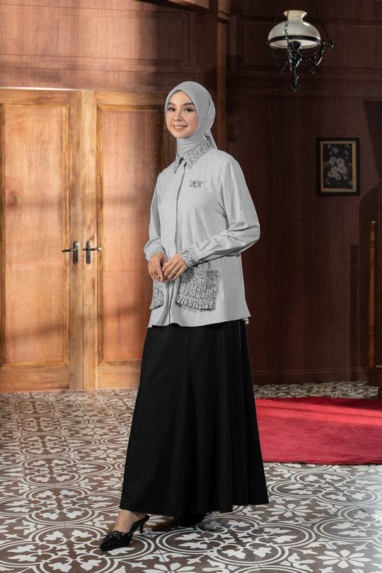 Linnet Shirt Abu Perunggu