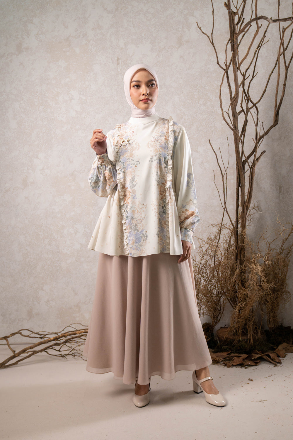 Marissa Blouse Citrus Swirl