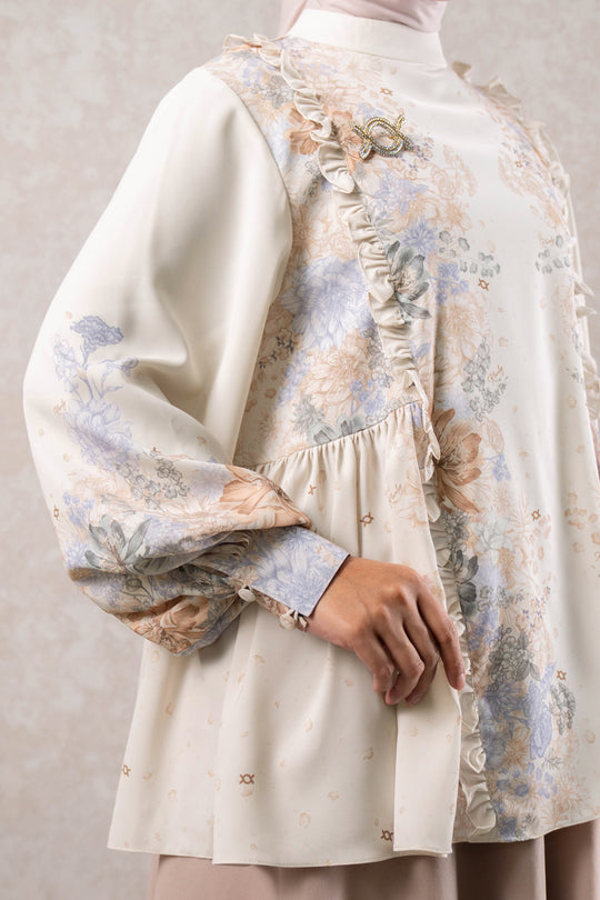 Marissa Blouse (Minor) Citrus Swirl