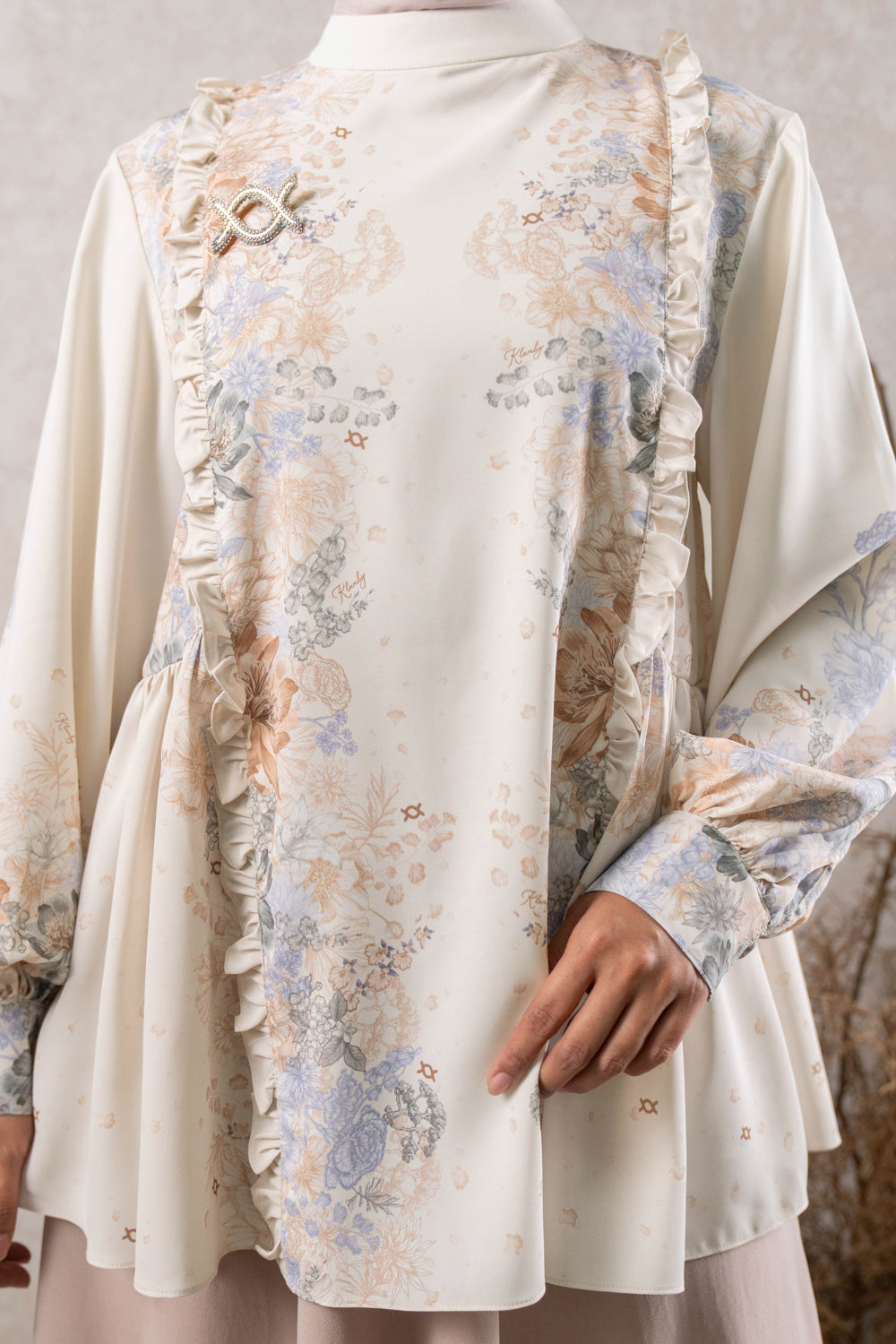 Marissa Blouse Citrus Swirl