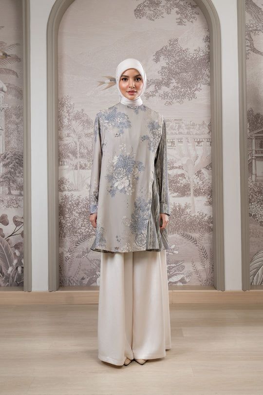 Seluna Tunic Abu Kelabu