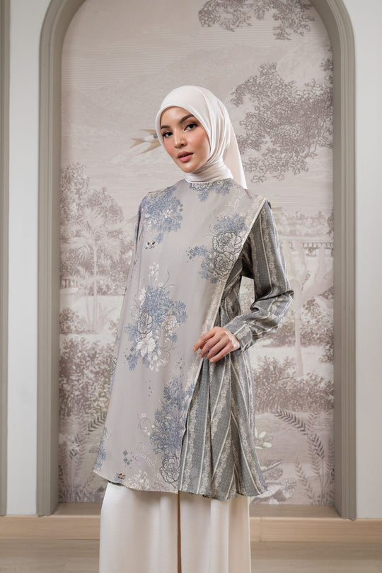 Seluna Tunic Abu Kelabu