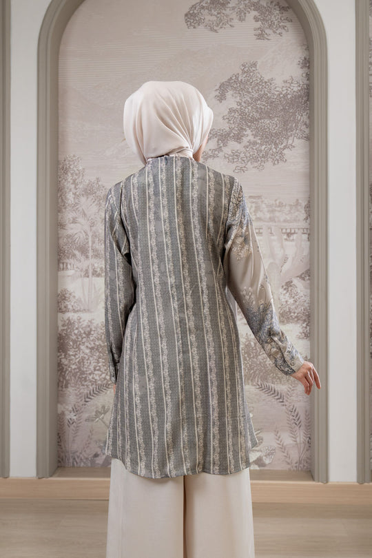Seluna Tunic Abu Kelabu