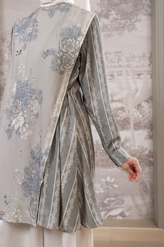 Seluna Tunic Abu Kelabu