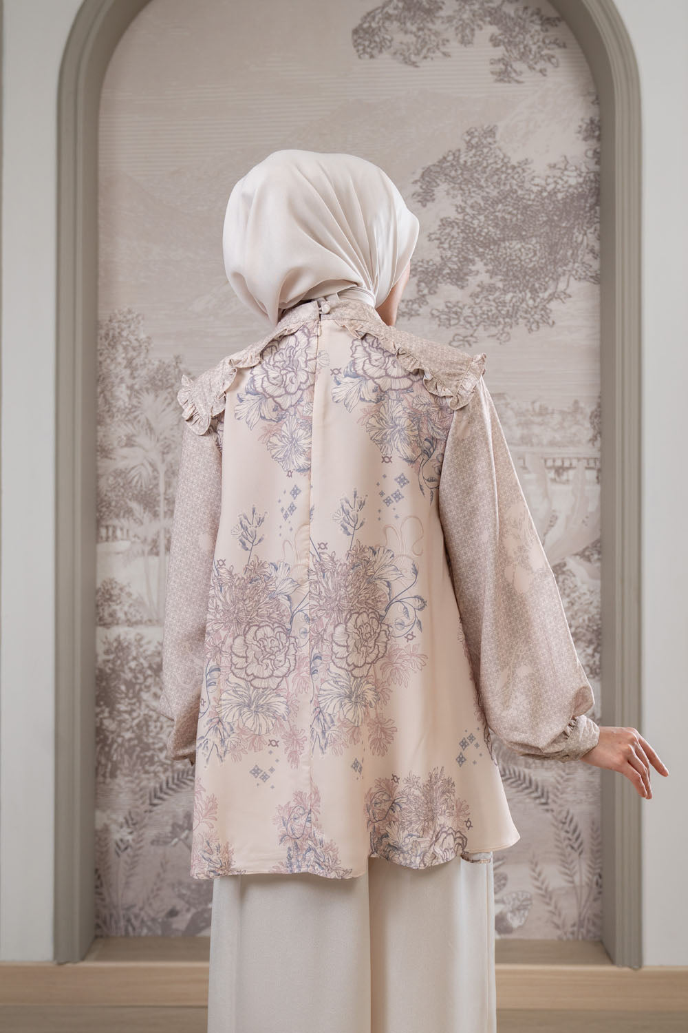 Seluna Blouse Seroja Senja