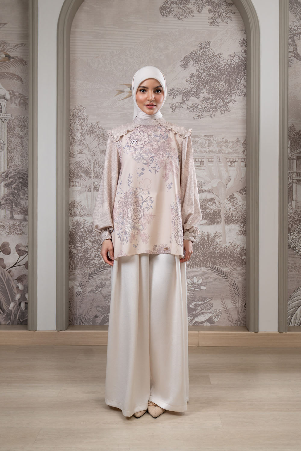 Seluna Blouse Seroja Senja