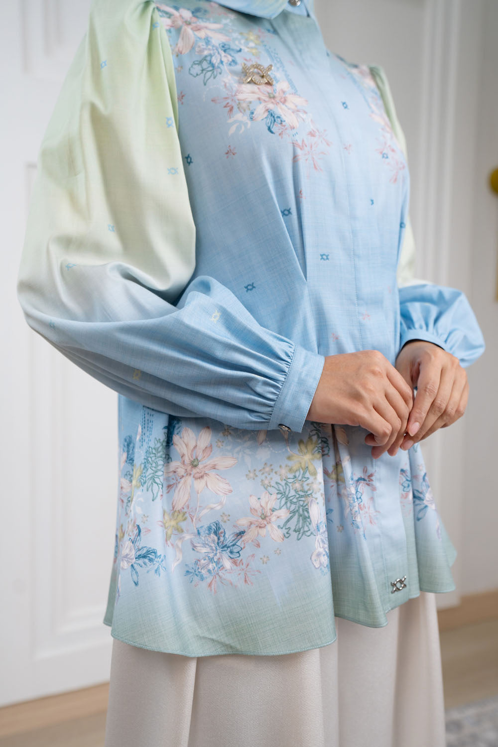 Mirana Shirt Blue Jade