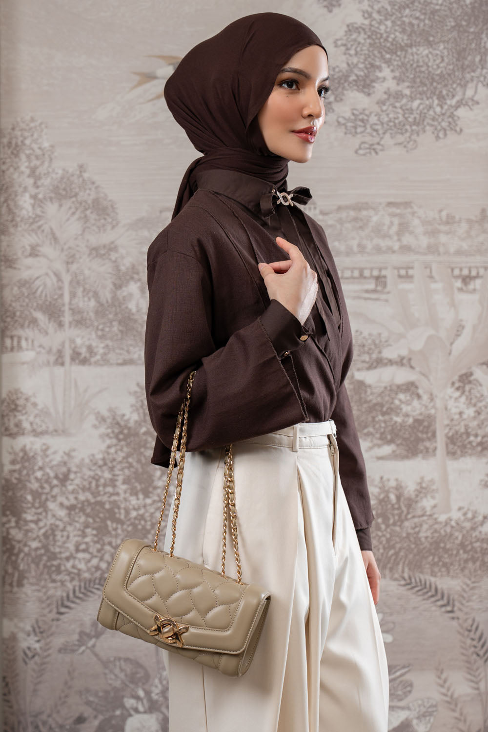 Mini Britain Bag Latte Taupe