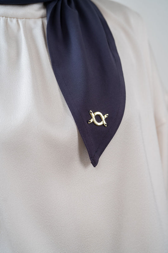 Enora Instant Hijab Laut Biru