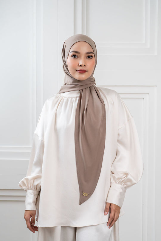 Enora Instant Hijab Rona Kayu