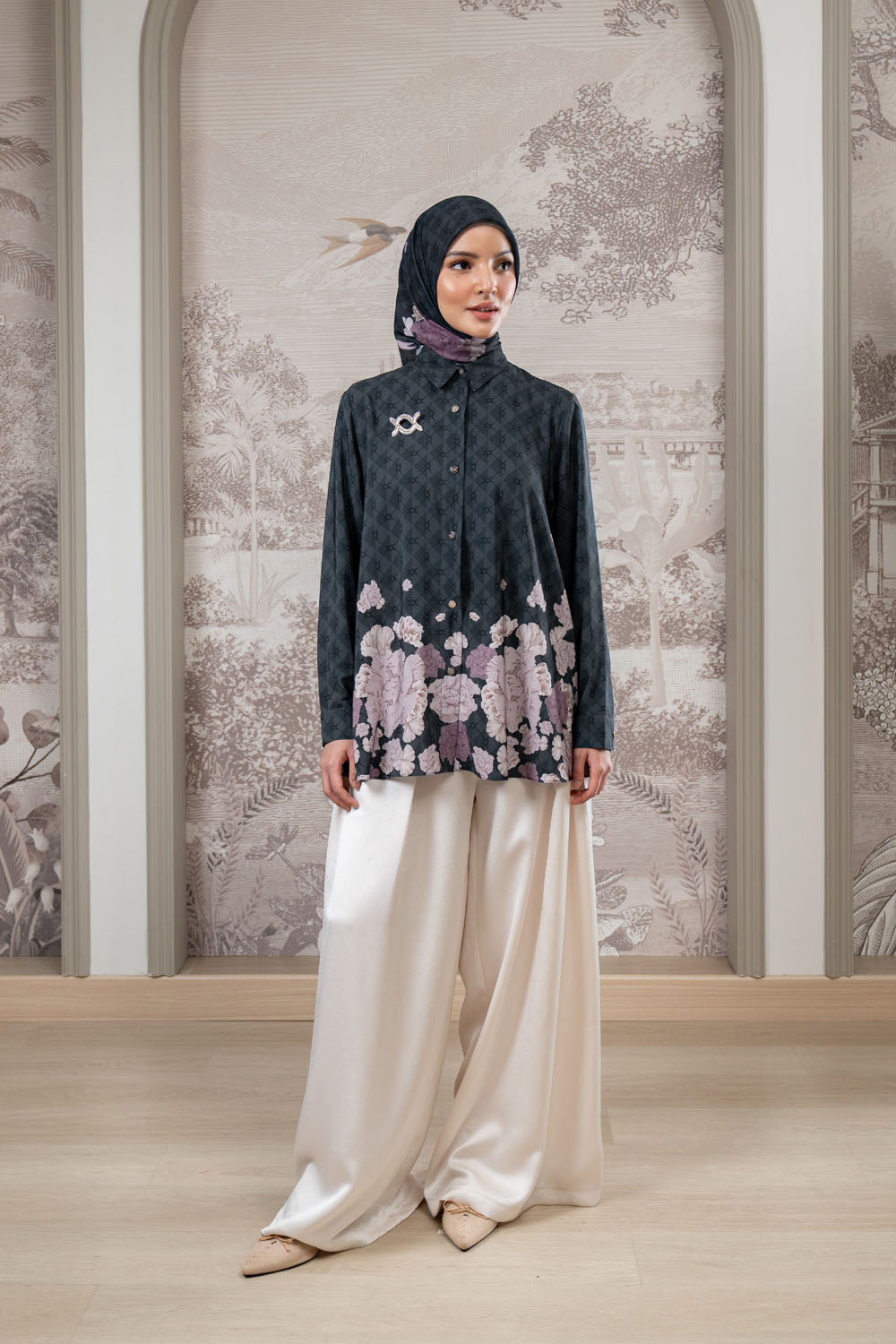 Rosette Shirt 2.0 Charcoal