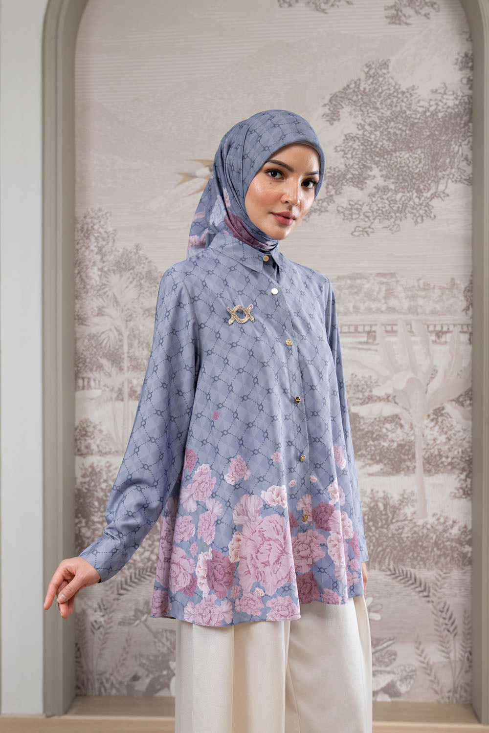 Rosette Shirt 2.0 Slate Grey