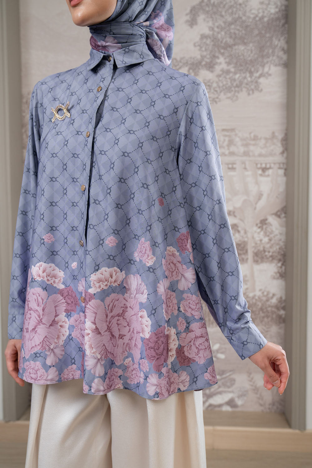 Rosette Shirt 2.0 Slate Grey