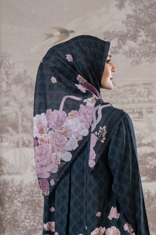 Rosette Scarf 2.0 Charcoal