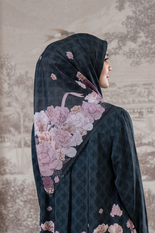 Rosette Scarf 2.0 Charcoal