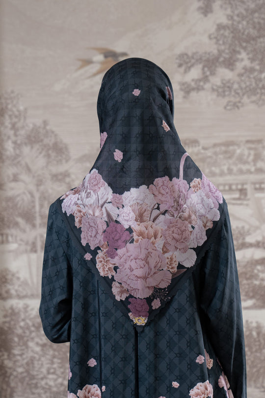 Rosette Scarf 2.0 Charcoal