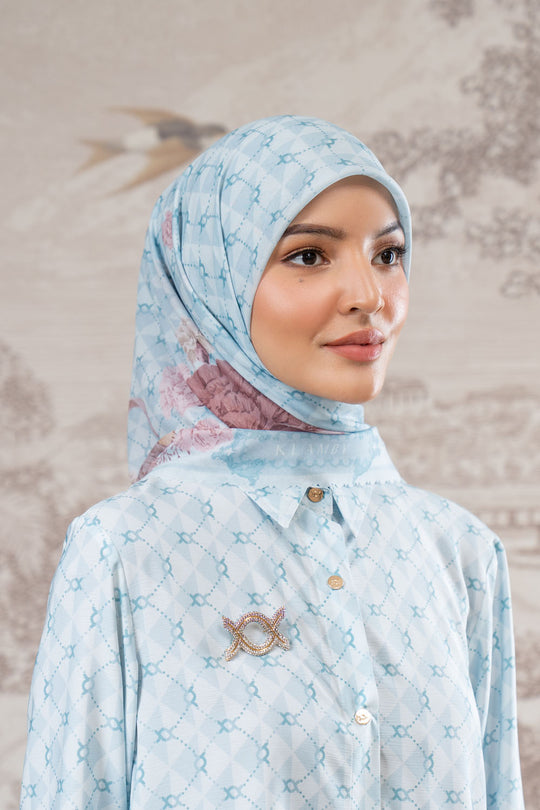 Rosette Scarf 2.0 Pale Mint