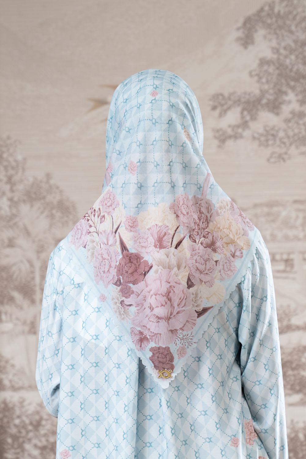 Rosette Scarf 2.0 Pale Mint