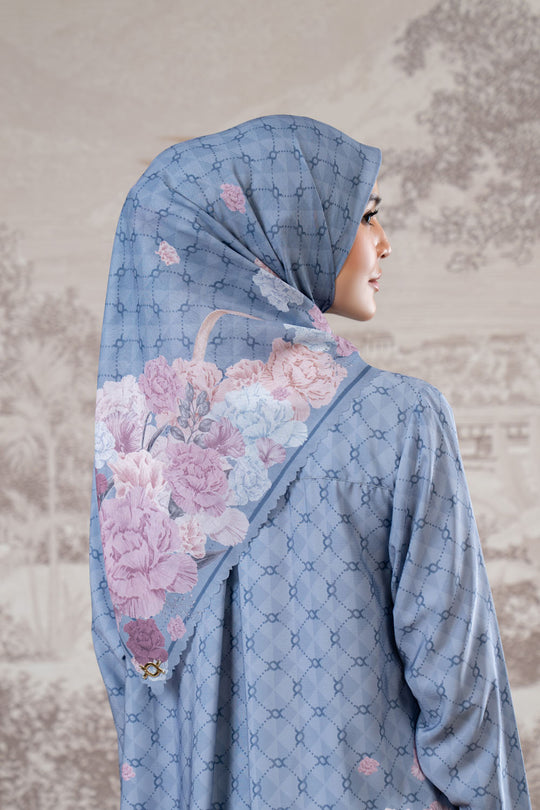 Rosette Scarf 2.0 Slate Grey