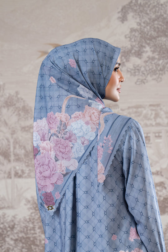 Rosette Scarf 2.0 Slate Grey