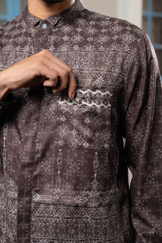 Diyasmara Long Shirt Men Tengguli