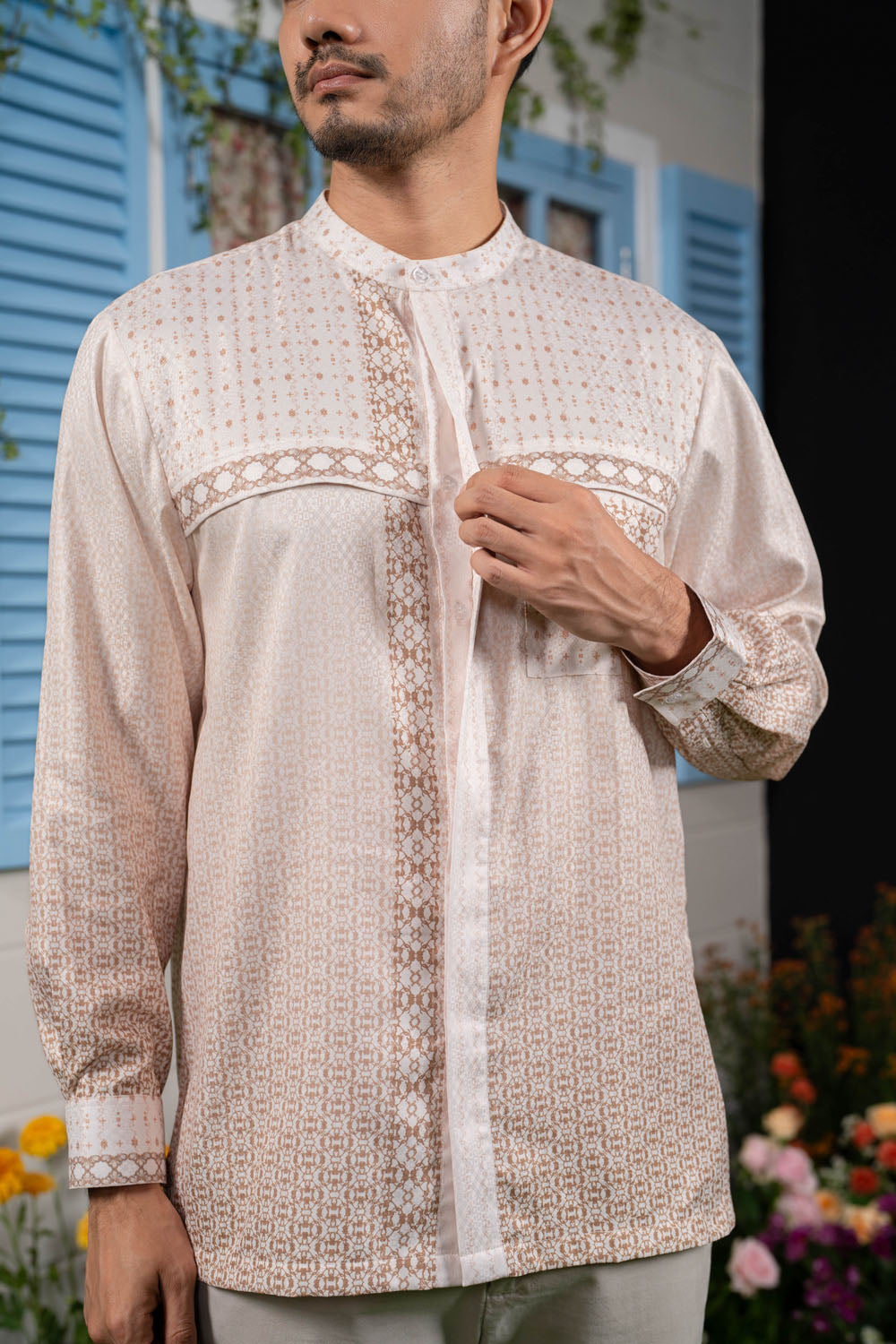 Amertha Long Shirt Men Damara