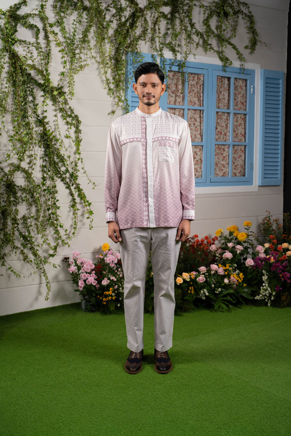 Amertha Long Shirt Men Serunaya