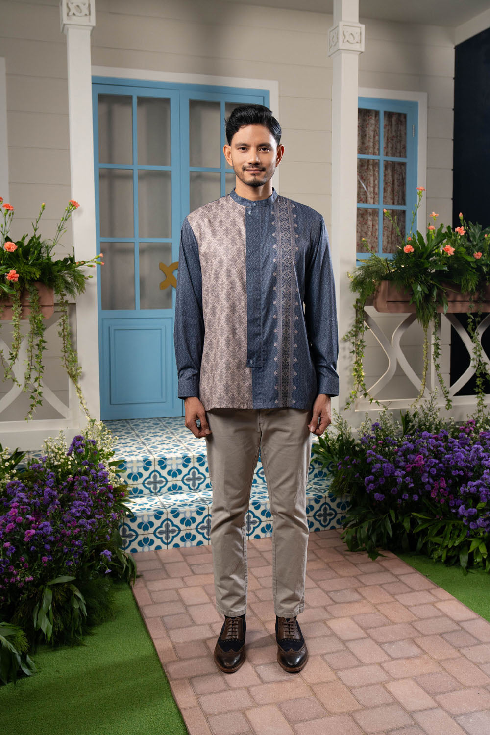 Talaruna Long Shirt Men Nilija