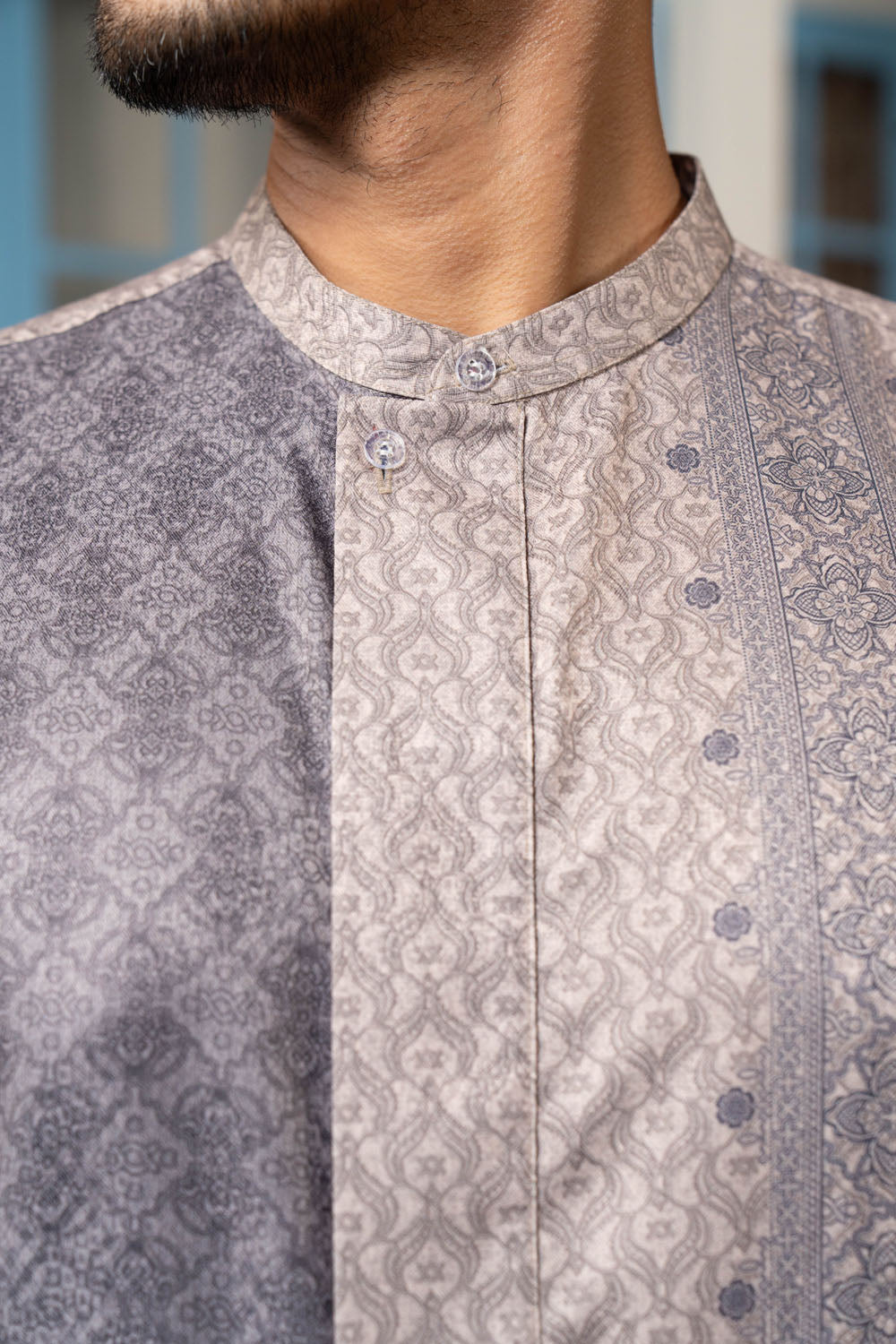 Talaruna Long Shirt Men Grisa