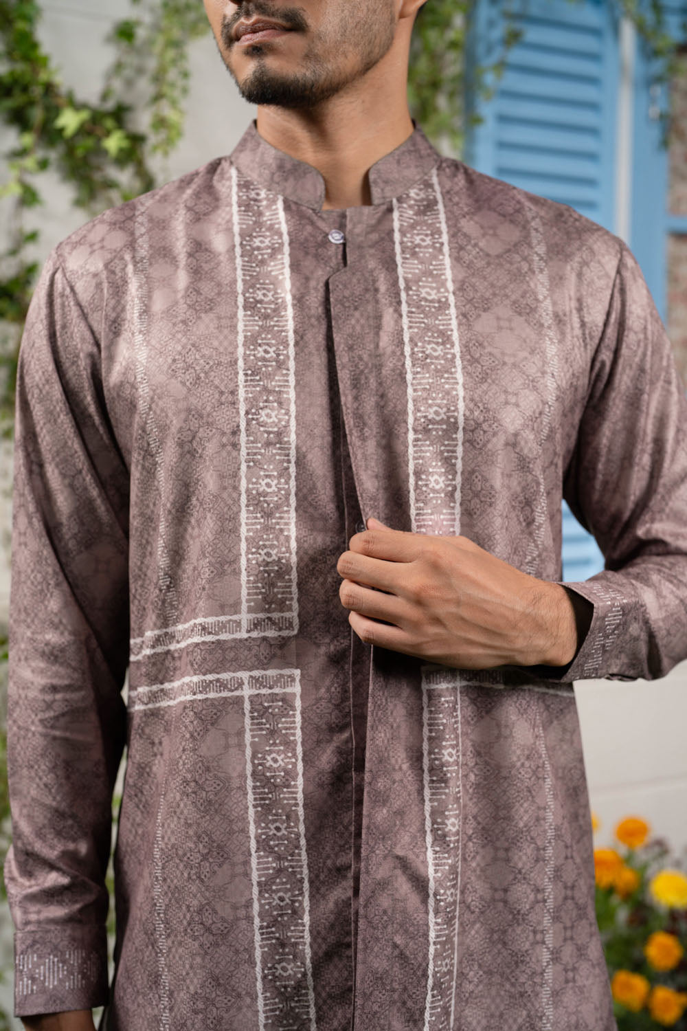 Nayandari Long Shirt Men Sogan