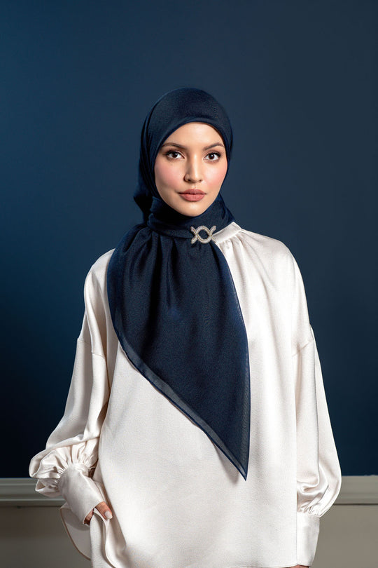 Nima Scarf Ink Ocean