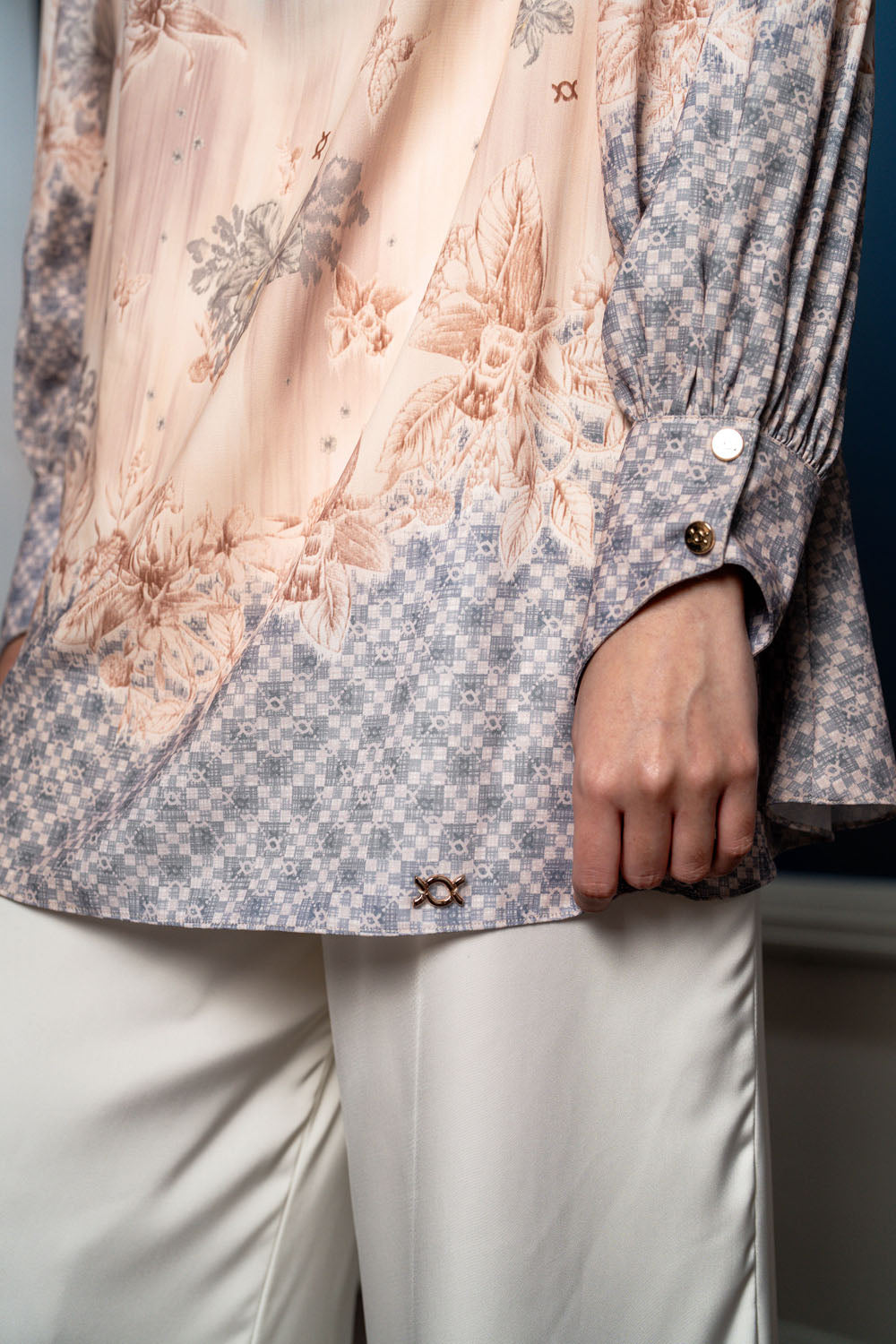 Sappora Blouse Oat Clay