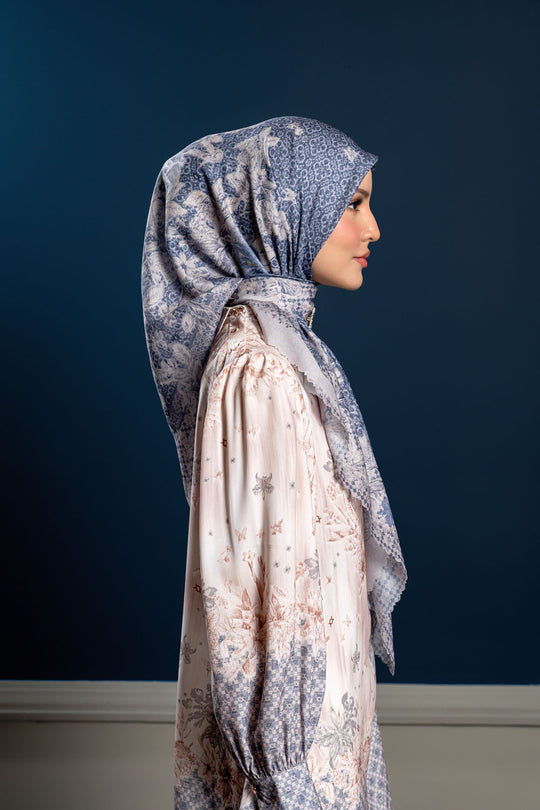 Sappora Scarf Blue Quarry