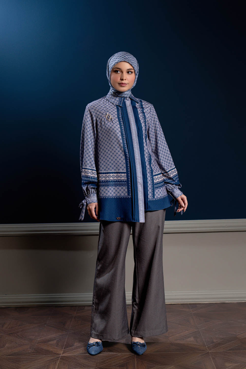 Renaya Shirt Moonlite Blue