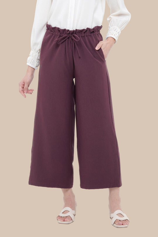 Claudia Pants (Minor) Dark Orchid - Wearing Klamby