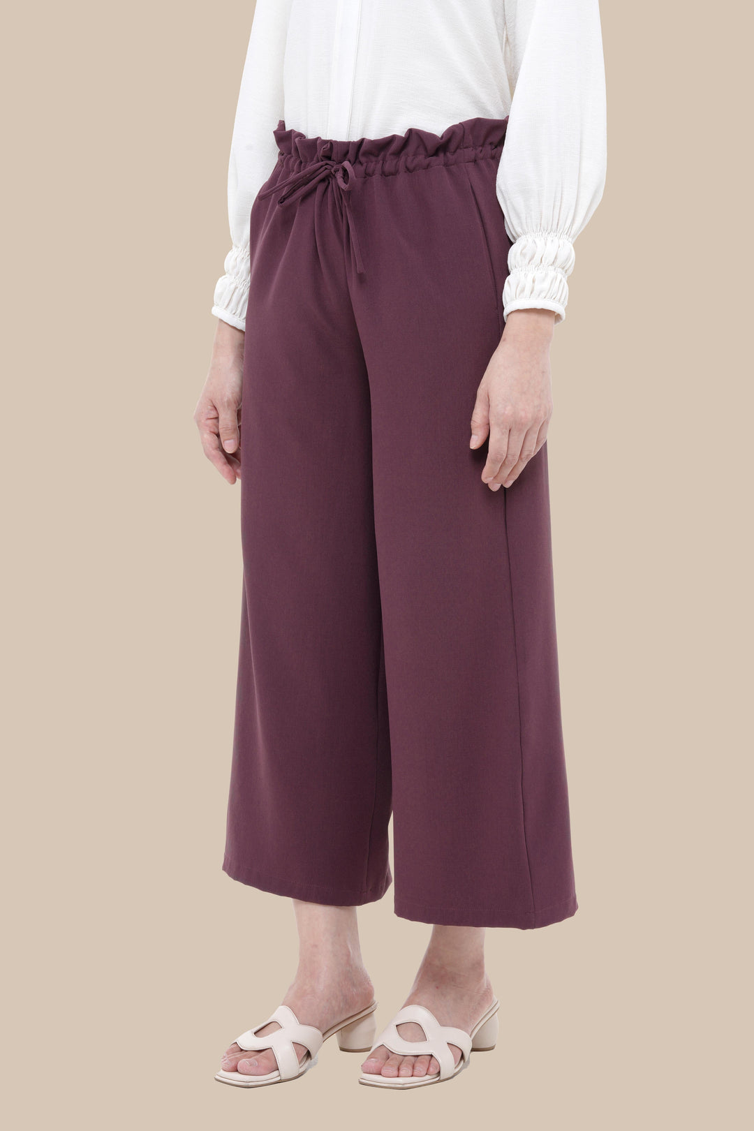 Claudia Pants (Minor) Dark Orchid - Wearing Klamby