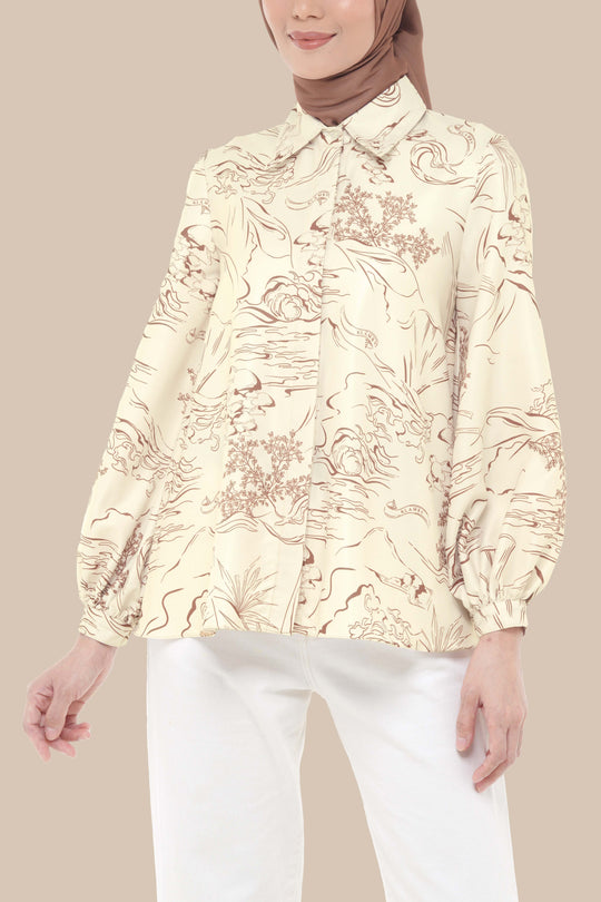 Audrey Blouse (Minor) Sienna Brown