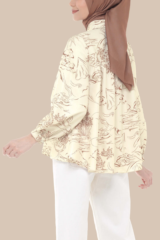 Audrey Blouse (Minor) Sienna Brown