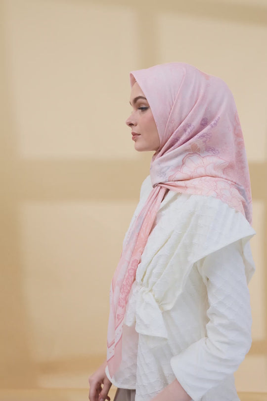 Lariangi Scarf Voal Flamingo