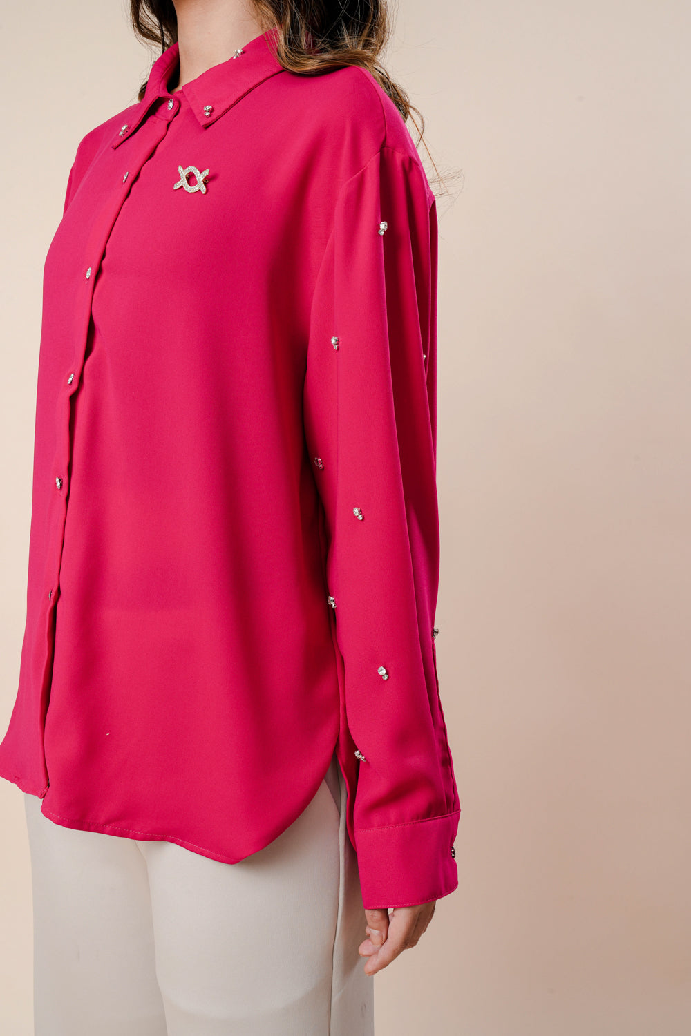Electra Blouse (Minor) Ultra Fuschia