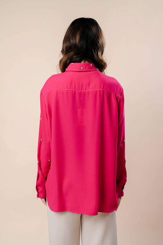 Electra Blouse (Minor) Ultra Fuschia