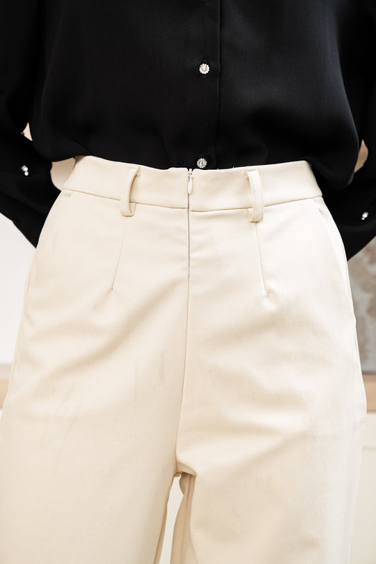 Ivy Ankle Pants Egg Shell