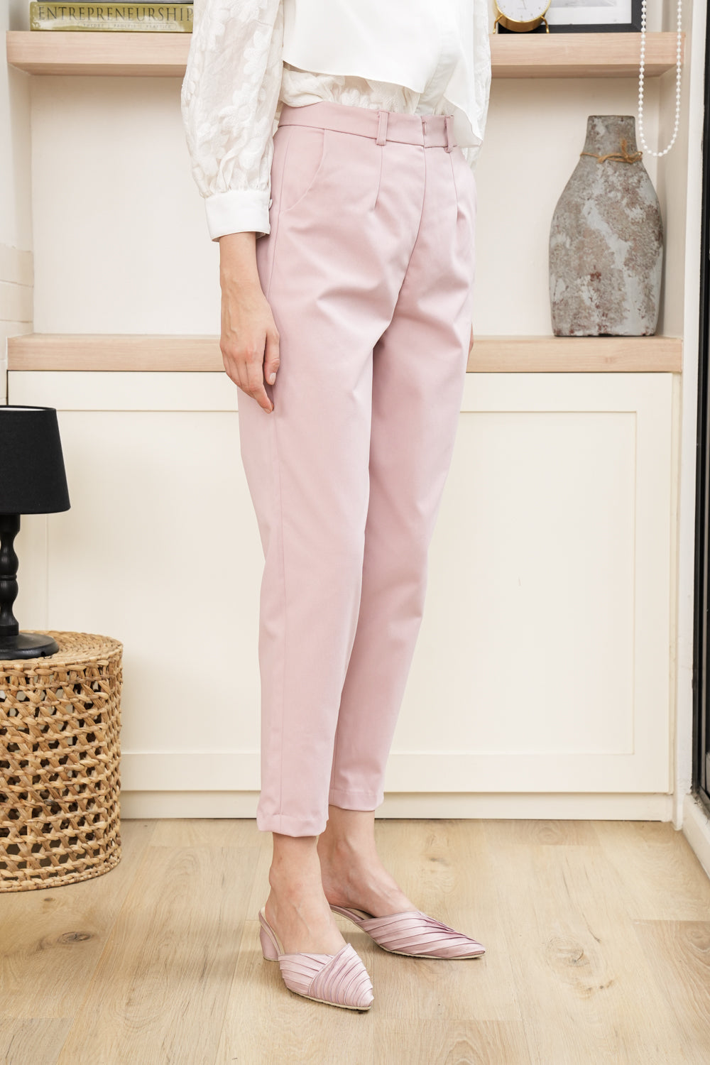 Ivy Ankle Pants Candy Floss
