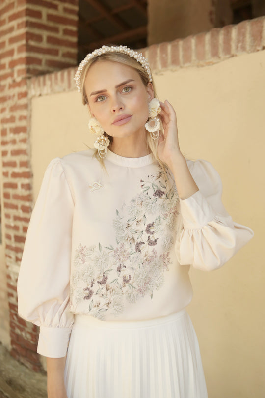 Cassandra Top (Minor) Cream