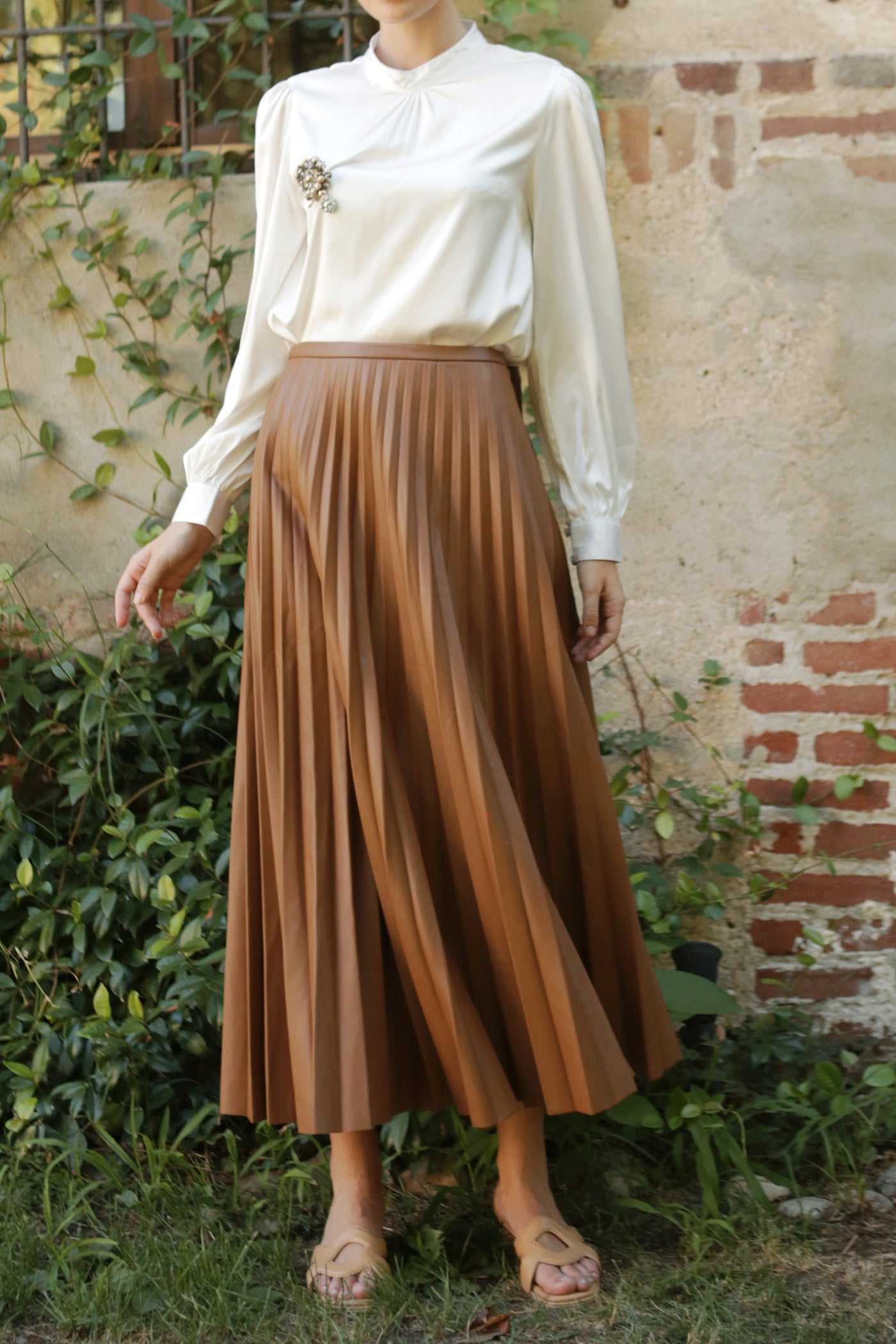 Shopia Skirt Brown