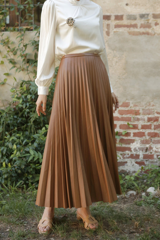 Shopia Skirt Brown