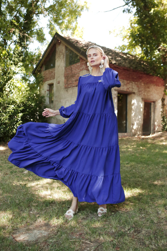 Ayana Dress (Minor) Electric Blue